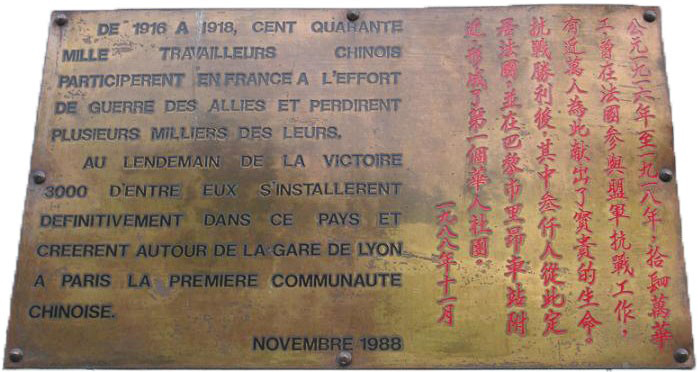 Quartiers chinois et groupes linguistiques.